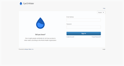 Desktop Screenshot of eyeonwater.com