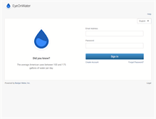 Tablet Screenshot of eyeonwater.com